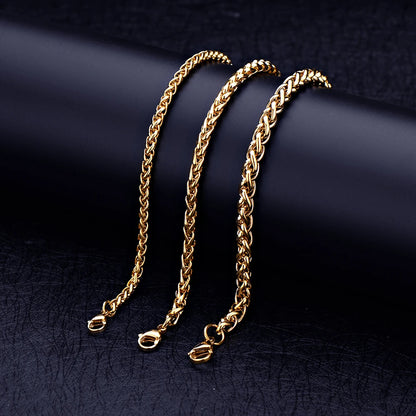 18K Guldplätering Keel Chain Armband – Mode Smycke för Män och Kvinnor