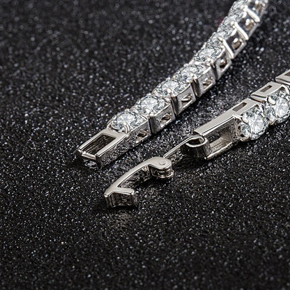 Diamond Luxury Armband—Funklande Diamanter i 925 Sterling Silver