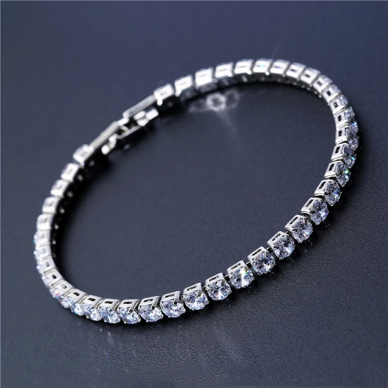Luxury Armband Delikat Lab-Diamant med - Guld och Silver