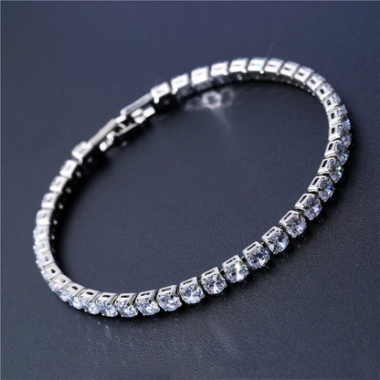 Luxury Armband Delikat Lab-Diamant med - Guld och Silver