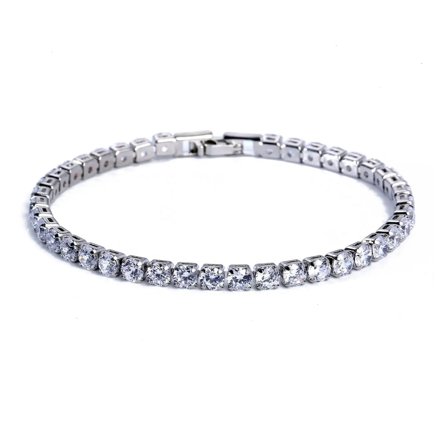 Luxury Armband Delikat Lab-Diamant med - Guld och Silver