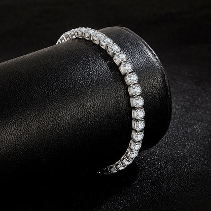 Diamond Luxury Armband—Funklande Diamanter i 925 Sterling Silver