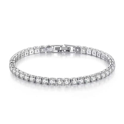 Diamond Luxury Armband—Funklande Diamanter i 925 Sterling Silver