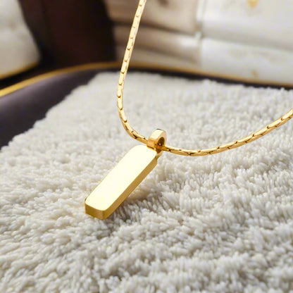 Rostfritt 18K Guldplätering gold och silver Halsband för Män – Enkel och Modig Cuban Chain